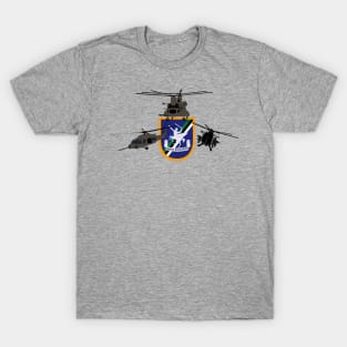 Night stalkers, 160 SOAR, flash and helicopters T-Shirt